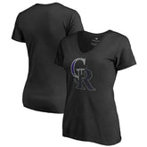 Colorado Rockies Women's X-Ray V-Neck T-Shirt | MLB Discount