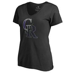 Colorado Rockies Women's X-Ray V-Neck T-Shirt | MLB Discount