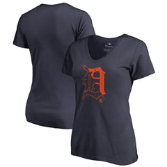 Detroit Tigers Women's X-Ray V-Neck T-Shirt | MLB US