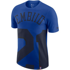 Joel Embiid Philadelphia 76ers Oversized Name & Number T-Shirt New