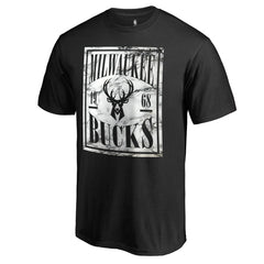 Milwaukee Bucks Black Court Vision T-Shirt shop For Sale