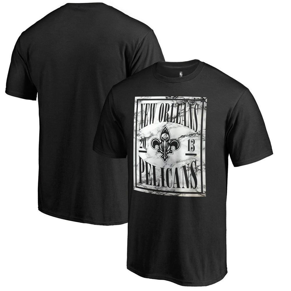 New Orleans Pelicans Black Court Vision T-Shirt on sale Discount