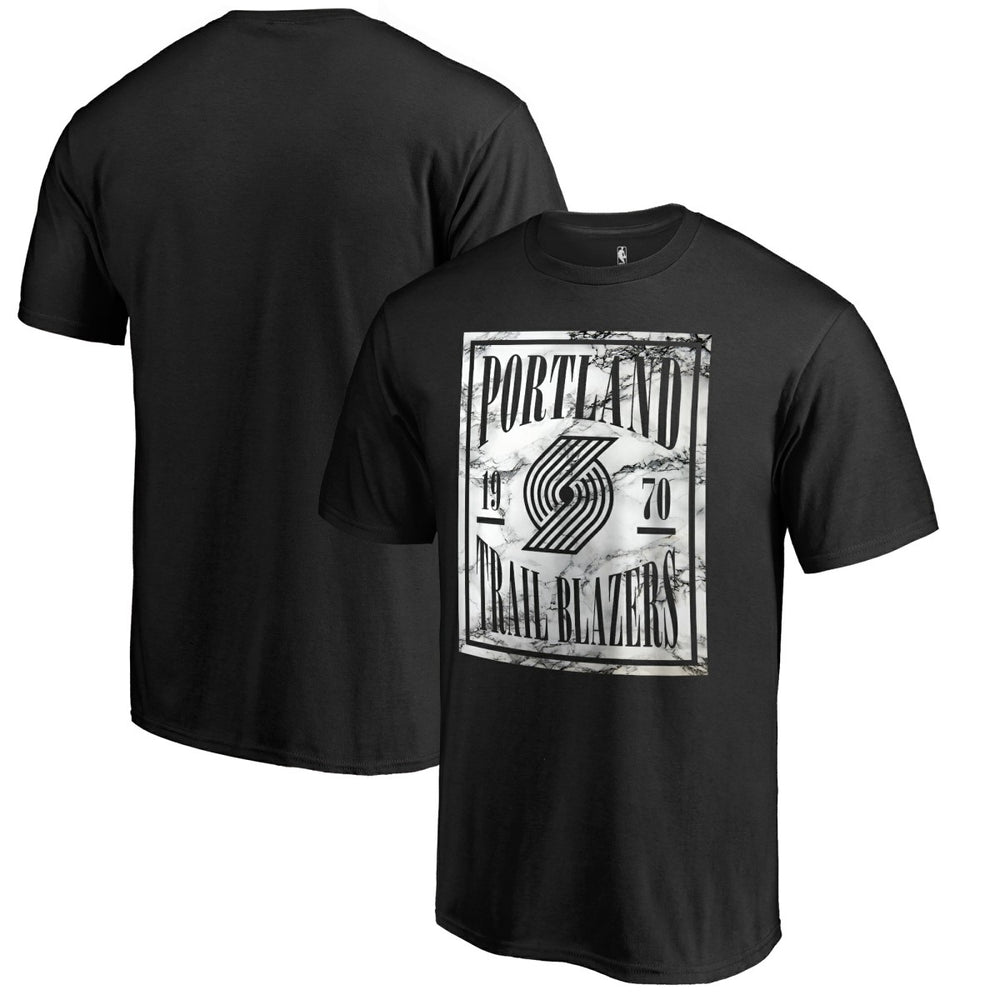 Portland Trail Blazers Black Court Vision T-Shirt discount On Sale