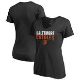 Baltimore Orioles Women's Fade Out V-Neck T-Shirt | MLB For sale