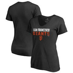 San Francisco Giants Women's Fade Out V-Neck T-Shirt | MLB Sale