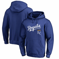 Kansas City Royals Team Lockup Fitted Pullover Hoodie | MLB On Sale