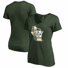 Giannis Antetokounmpo Milwaukee Bucks Women's Player State V-Neck T-Shirt For Sale