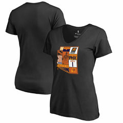 Devin Booker Phoenix Suns Women's Player State V-Neck T-Shirt For Sale