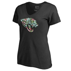 Jacksonville Jaguars Women's Lovely V-Neck T-Shirt