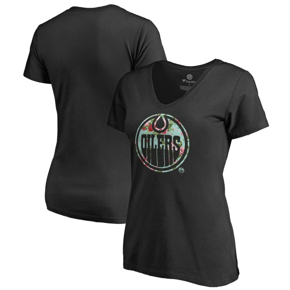 Edmonton Oilers Women's Lovely V-Neck T-Shirt For Sale