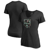 Los Angeles Kings Women's Lovely V-Neck T-Shirt Outlet