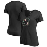 New Jersey Devils Women's Lovely V-Neck T-Shirt Outlet