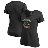 Vancouver Canucks Women's Lovely V-Neck T-Shirt Outlet