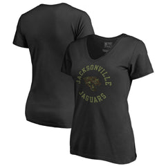 Jacksonville Jaguars Women's Camo Collection Liberty V-Neck T-Shirt