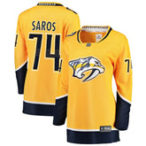 Juuse Saros Nashville Predators Fanatics Women's Breakaway Player Jersey Discount