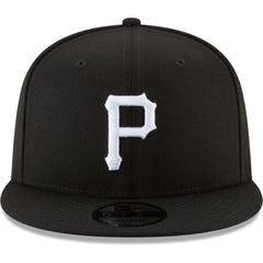 Pittsburgh Pirates New Era Black & White 9FIFTY Snapback Hat | MLB Online