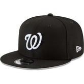 Washington Nationals New Era Black & White 9FIFTY Snapback Hat | MLB Sale