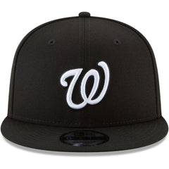 Washington Nationals New Era Black & White 9FIFTY Snapback Hat | MLB Sale