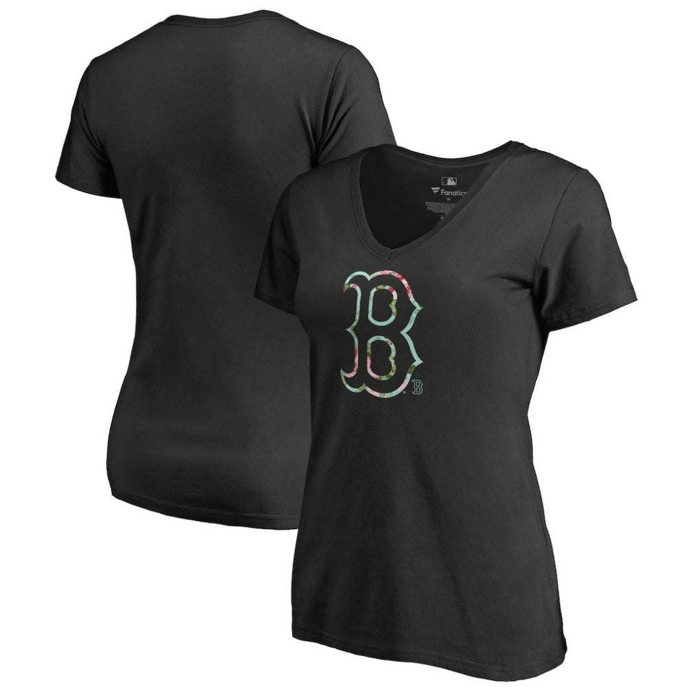 Boston Red Sox Women's Lovely V-Neck T-Shirt | MLB US