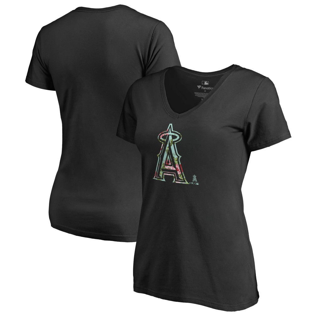 Los Angeles Angels Women's Lovely V-Neck T-Shirt | MLB On Sale