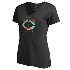 Minnesota Twins Women's Lovely V-Neck T-Shirt | MLB New