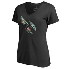 Charlotte Hornets Lovely V-Neck T-Shirt Online