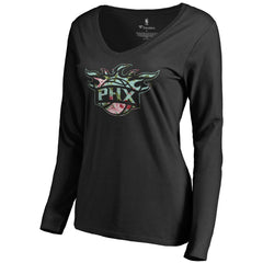 Phoenix Suns Women's Lovely V-Neck Long Sleeve T-Shirt Discount