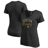 Boston Bruins Women's Graceful V-Neck T-Shirt Sale