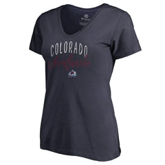 Colorado Avalanche Women's Graceful V-Neck T-Shirt For Sale