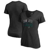 San Jose Sharks Women's Graceful V-Neck T-Shirt For Sale