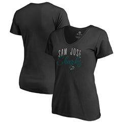San Jose Sharks Women's Graceful V-Neck T-Shirt For Sale