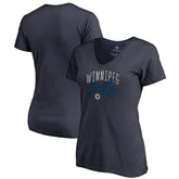 Winnipeg Jets Women's Graceful V-Neck T-Shirt For Sale