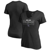 Colorado Rockies Women's We Are Icon V-Neck T-Shirt | MLB US