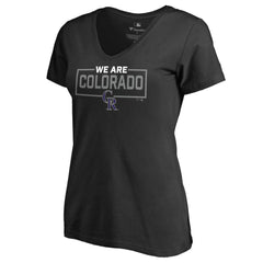 Colorado Rockies Women's We Are Icon V-Neck T-Shirt | MLB US