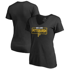 Pittsburgh Pirates Women's We Are Icon V-Neck T-Shirt | MLB Shop