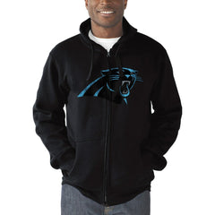 Carolina Panthers G-III Sports by Carl Banks Primary Logo Full-Zip Hoodie