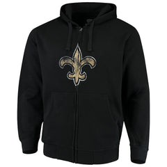 New Orleans Saints G-III Sports by Carl Banks Primary Logo Full-Zip Hoodie