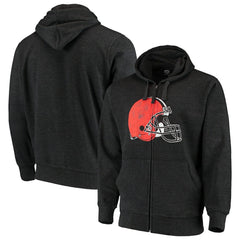 Cleveland Browns G-III Sports by Carl Banks Primary Logo Full-Zip Hoodie