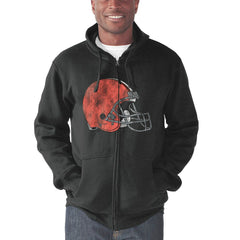 Cleveland Browns G-III Sports by Carl Banks Primary Logo Full-Zip Hoodie