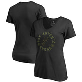 San Antonio Spurs Women's Liberty V-Neck T-Shirt Discount