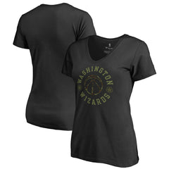 Washington Wizards Women's Liberty V-Neck T-Shirt New
