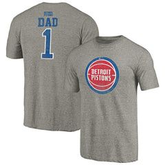 Detroit Pistons Greatest Dad Tri-Blend T-Shirt sale On Sale