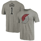 Portland Trail Blazers Greatest Dad Tri-Blend T-Shirt Discount