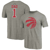 Toronto Raptors Greatest Dad Tri-Blend T-Shirt On Sale