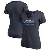 Memphis Grizzlies Women's We Are Iconic Collection V-Neck T-Shirt On Sale