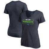 Minnesota Timberwolves Women's We Are Iconic Collection V-Neck T-Shirt Online