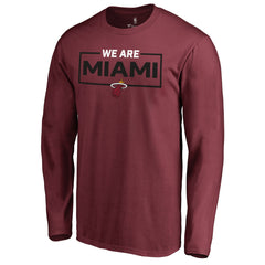 Miami Heat We Are Iconic Collection Long Sleeve T-Shirt Outlet