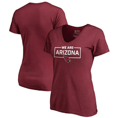 Arizona Cardinals Women's We Are Icon V-Neck T-Shirt
