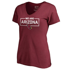 Arizona Cardinals Women's We Are Icon V-Neck T-Shirt