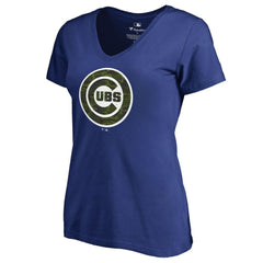 Chicago Cubs Women's Armed Forces Wordmark T-Shirt | MLB Sale